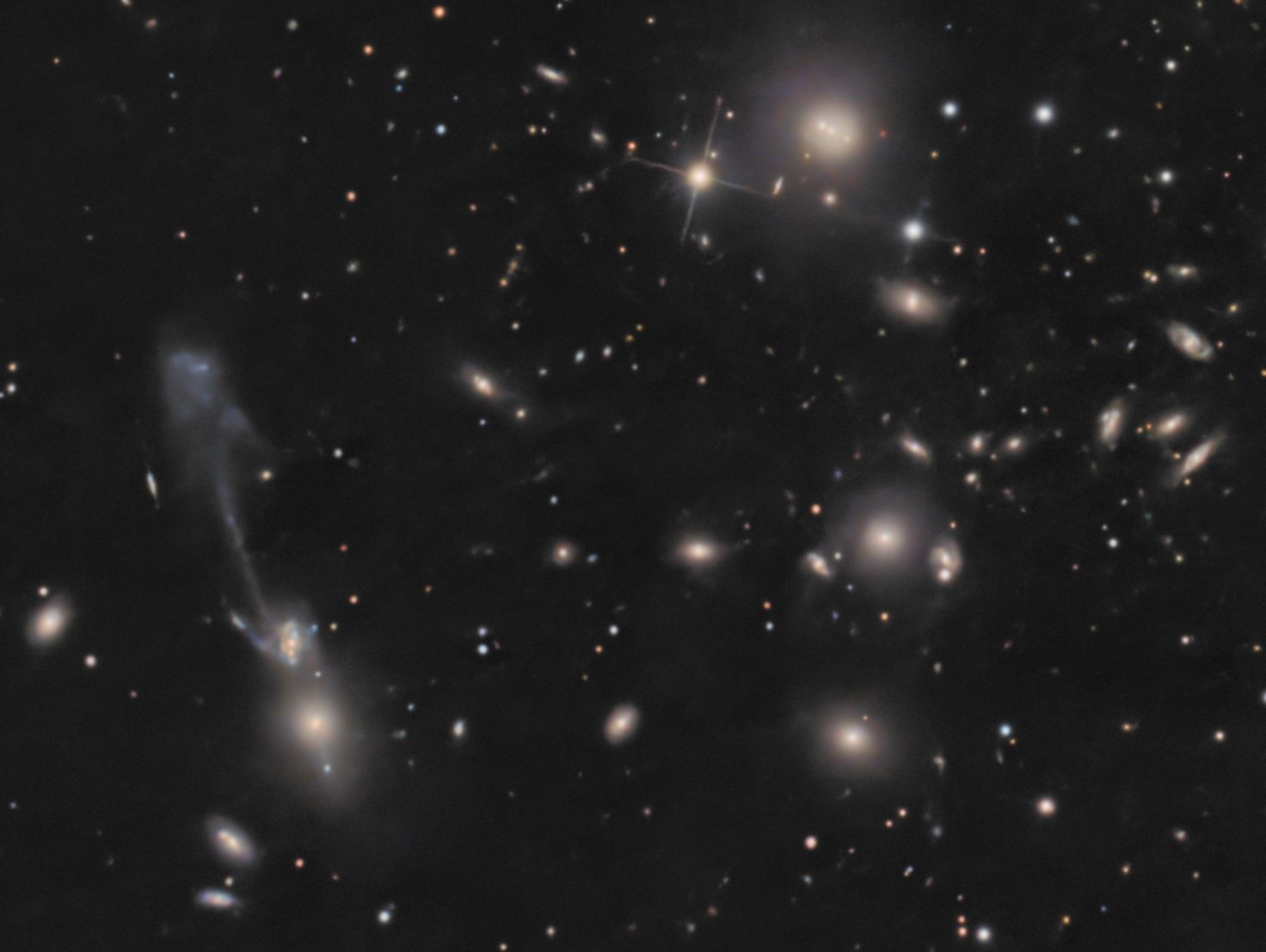 Arp105 Abell1185 NGC3561