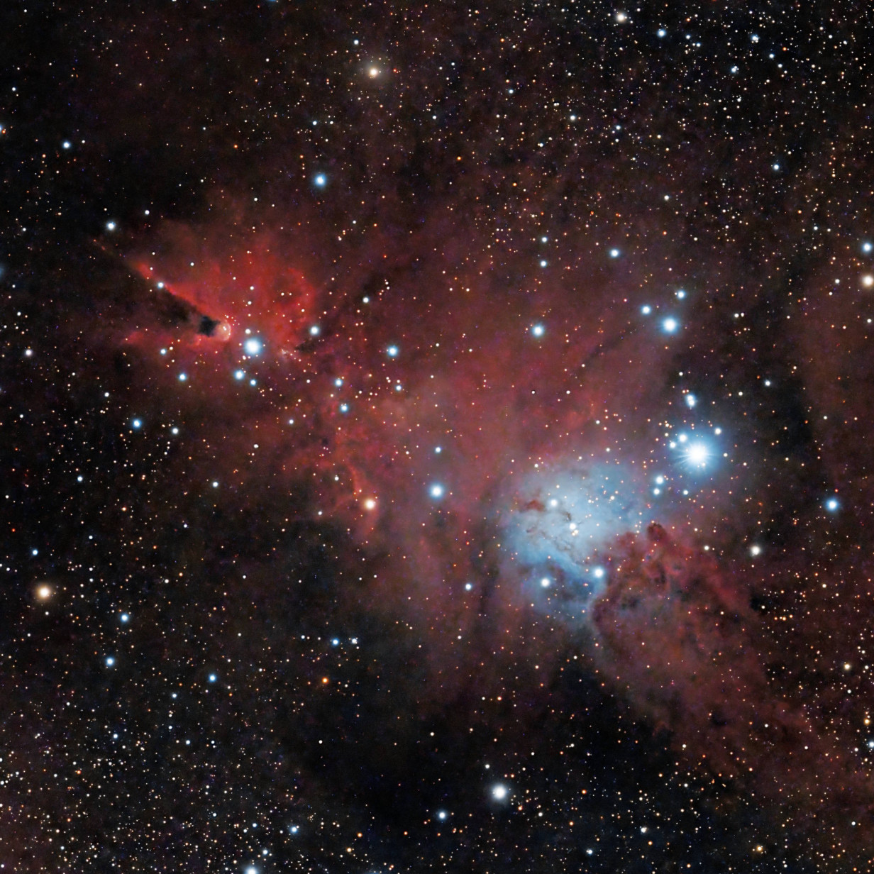 NGC2264 Weihnachtsbaum-Sternhaufen, Konus-Nebel
