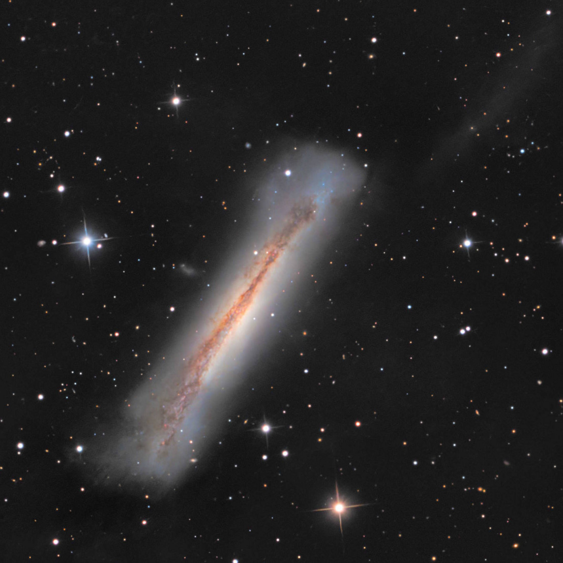 NGC3628 Hamburgergalaxie