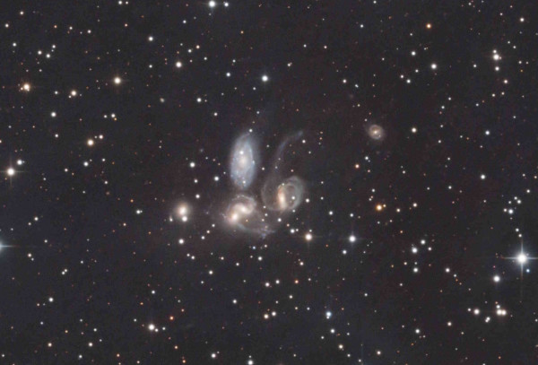 Stephans Quintett (Ausschnitt)