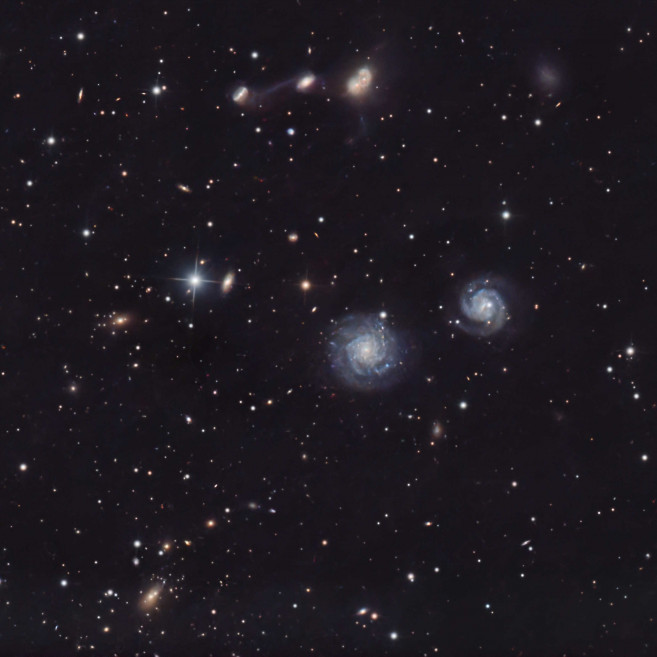 NGC4410, NGC4411, NGC4424, NGC4445, NGC4451, Abell1541